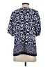 Vivilli Blue 3/4 Sleeve Blouse Size S - photo 2