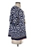 Vivilli Blue 3/4 Sleeve Blouse Size S - photo 4