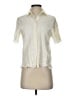 Zara Ivory Short Sleeve Blouse Size XS - photo 1