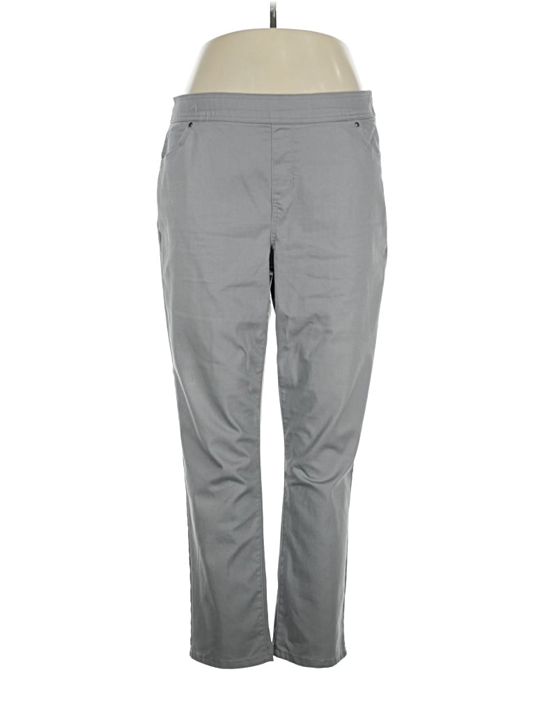 Pre-owned Kim Rogers Casual Pants In Gray