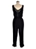 BCBGeneration 100% Polyester Solid Black Jumpsuit Size M - photo 2