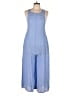 Haute Hippie Solid Blue Jumpsuit Size L - photo 1