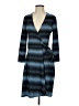 BCBGMAXAZRIA Chevron-herringbone Blue Casual Dress Size S - photo 1