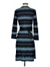 BCBGMAXAZRIA Chevron-herringbone Blue Casual Dress Size S - photo 2