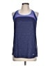 Nike 100% Polyester Blue Active Tank Size L - photo 1