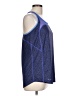 Nike 100% Polyester Blue Active Tank Size L - photo 4