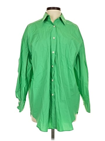 The Frankie Shop 3/4 Sleeve Button-Down Shirt (view 1)