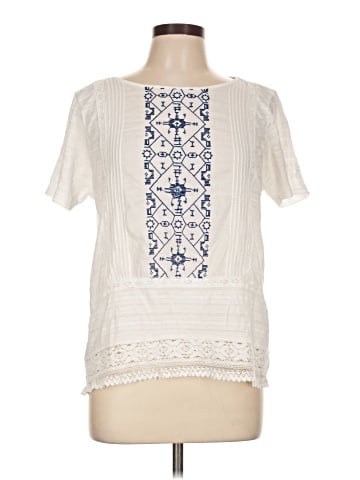 Lucky Brand Short Sleeve Blouse (view 1)