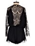 Cotton Candy 100% Rayon Solid Black Romper Size S - photo 2