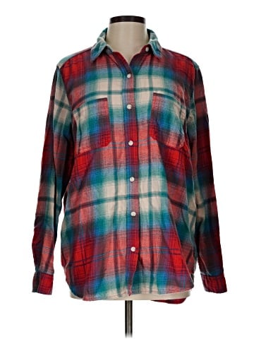 Mossimo Supply Co. Long Sleeve Button-Down Shirt (view 1)