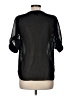 Angie 100% Polyester Black 3/4 Sleeve Blouse Size M - photo 2