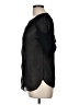 Angie 100% Polyester Black 3/4 Sleeve Blouse Size M - photo 5