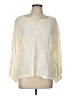 Old Navy Ivory Long Sleeve Blouse Size L - photo 1