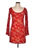 CJ Laing Paisley Red Cocktail Dress Size L (estimated) - photo 1