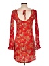 CJ Laing Paisley Red Cocktail Dress Size L (estimated) - photo 2