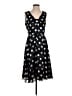 Ann Taylor 100% Polyester Polka Dots Black Cocktail Dress Size 4 - photo 1