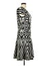 St. John Chevron-herringbone Gray Casual Dress Size 6 - photo 4