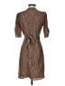 Mod Ref 100% Polyester Animal Print Brown Cocktail Dress Size S - photo 2