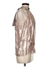 Ramy Brook Metallic Silver Sleeveless Silk Top Size M - photo 4