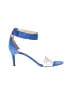 Via Spiga 100% Leather Color Block Blue Sandals Size 4 - photo 1