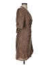 Mod Ref 100% Polyester Animal Print Brown Cocktail Dress Size S - photo 4