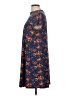 Pink Rose Print Blue Casual Dress Size L - photo 5