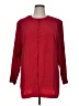 S.G. SPORT Collection 100% Polyester Red Long Sleeve Blouse Size XL - photo 1