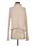 American Eagle Outfitters 100% Polyester Tan Turtleneck Sweater Size S - photo 1