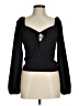 Spring & Mercer Black Long Sleeve Top Size M - photo 1