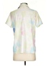 Unbranded 100% Polyester Tie-dye Ivory Short Sleeve Blouse Size S (estimated) - photo 2