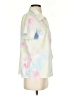 Unbranded 100% Polyester Tie-dye Ivory Short Sleeve Blouse Size S (estimated) - photo 4