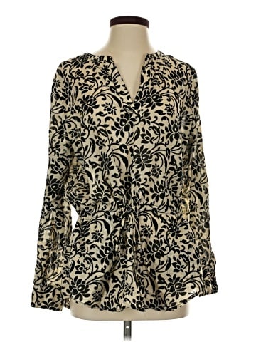 Lauren by Ralph Lauren Long Sleeve Blouse (view 1)