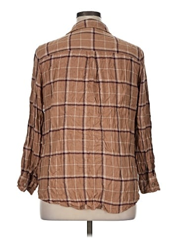 Falls Creek 3/4 Sleeve Button-Down Shirt (view 2)