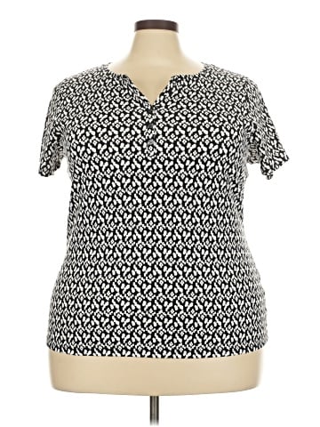 Style&Co Short Sleeve Blouse (view 1)