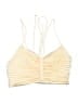 A.L.C. 100% Polyester Ivory Tan Swimsuit Top Size 6 - photo 1