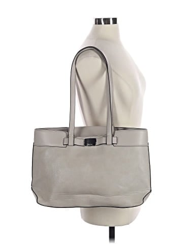 Calvin Klein Leather Tote (view 2)