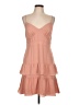 J.Crew 100% Polyester Solid Pink Casual Dress Size 10 - photo 1