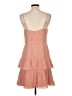 J.Crew 100% Polyester Solid Pink Casual Dress Size 10 - photo 2