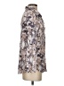 David Cline Print Tan Long Sleeve Blouse Size S - photo 4