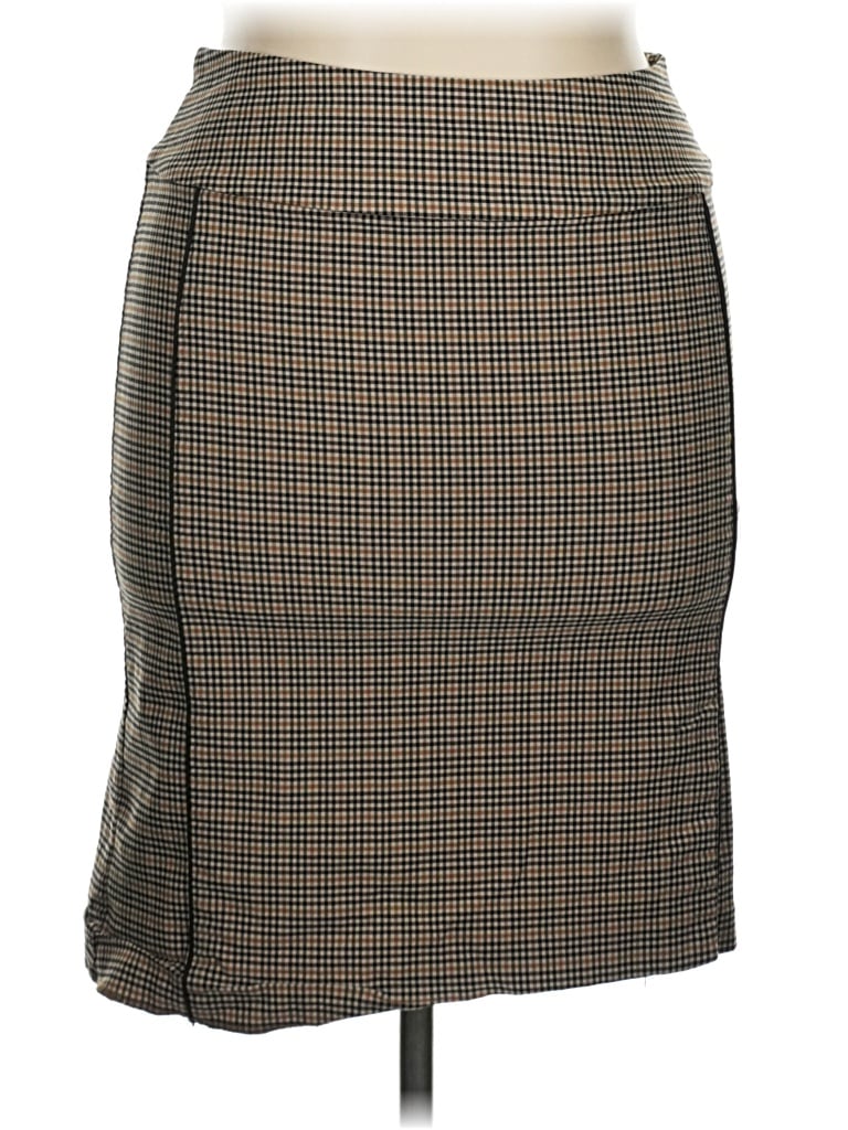 Pre-owned Margaret M Formal Skirt In Brown
