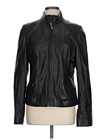 Calvin Klein Leather Jacket (view 1)