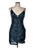 Speechless Stars Blue Cocktail Dress Size 13 - photo 1