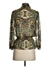 Sunny Leigh 100% Polyester Paisley Green Long Sleeve Blouse Size S - photo 2