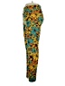 Lularoe Print Teal Leggings Size 1X (Tall & Curvy) - photo 5