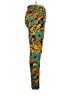 Lularoe Print Teal Leggings Size 1X (Tall & Curvy) - photo 4