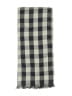 J.Crew Checkered-gingham Black Blue Scarf One size - photo 2