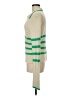 Central Park West Stripes Green Pullover Sweater Size M - photo 5