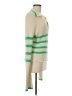 Central Park West Stripes Green Pullover Sweater Size M - photo 4
