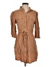 The Drop 100% Viscose Tan Casual Dress Size S - photo 1