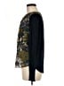 Tiny Floral Green Long Sleeve Blouse Size M - photo 5